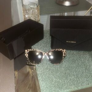 Dolce & Gabbana leopard sunglasses